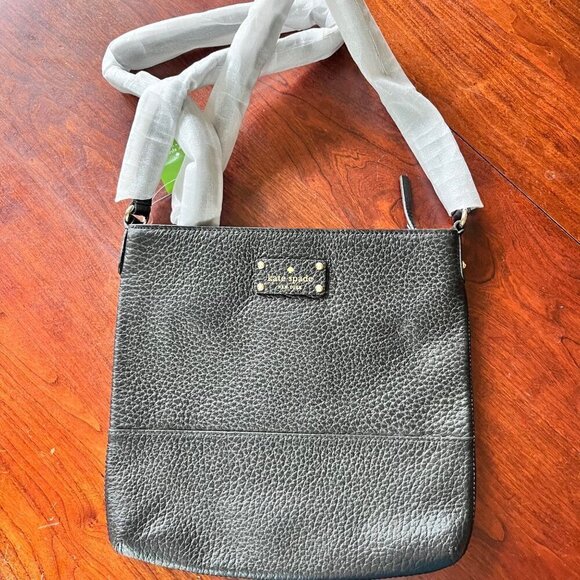 Kate Spade‎ New York Black Leather Crossbody Bag - Picture 1 of 6